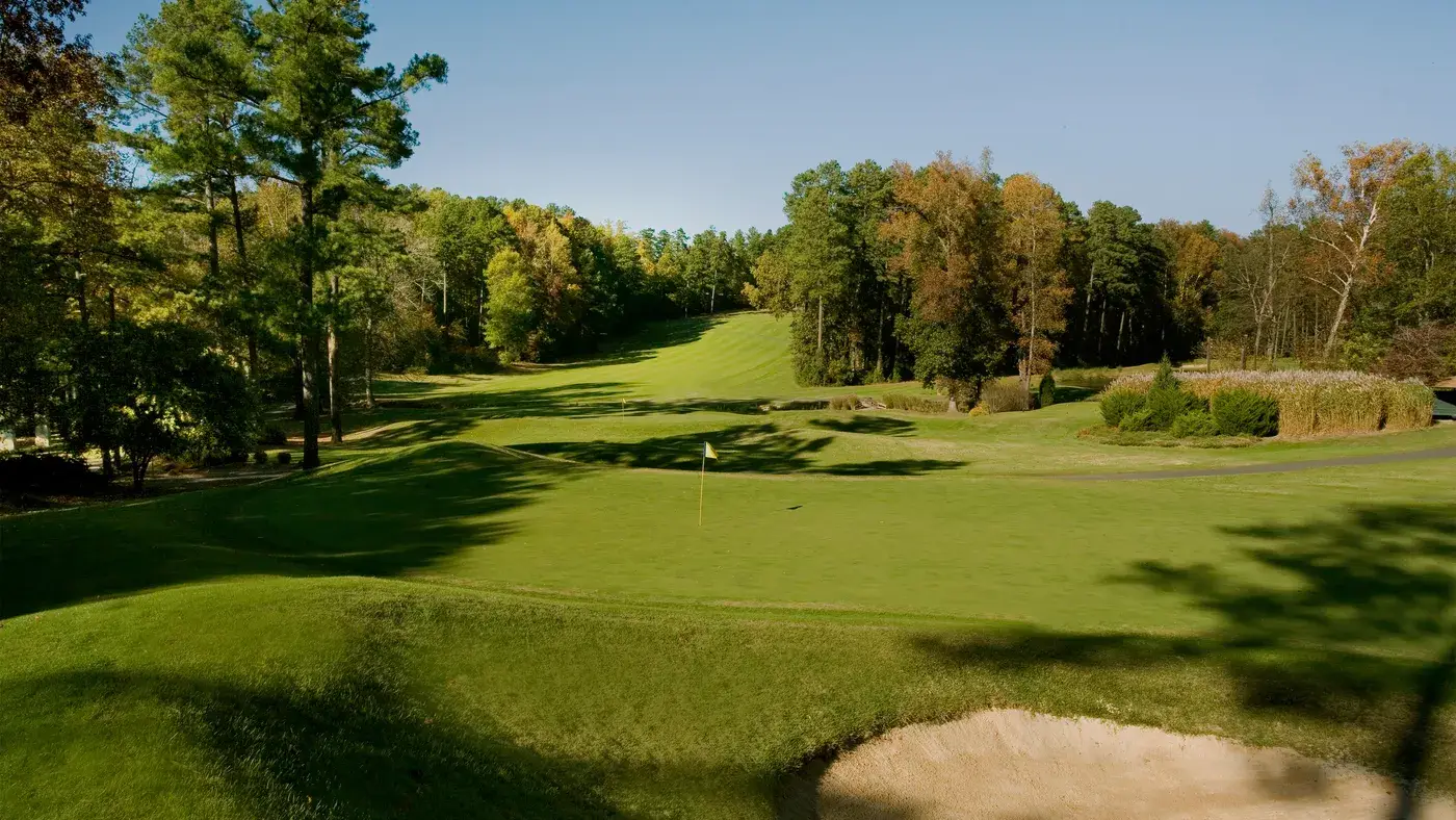 Duke University Golf Club — a Robert Trent Jones design, later redesigned by RTJ Jr., set in the Carolina pines